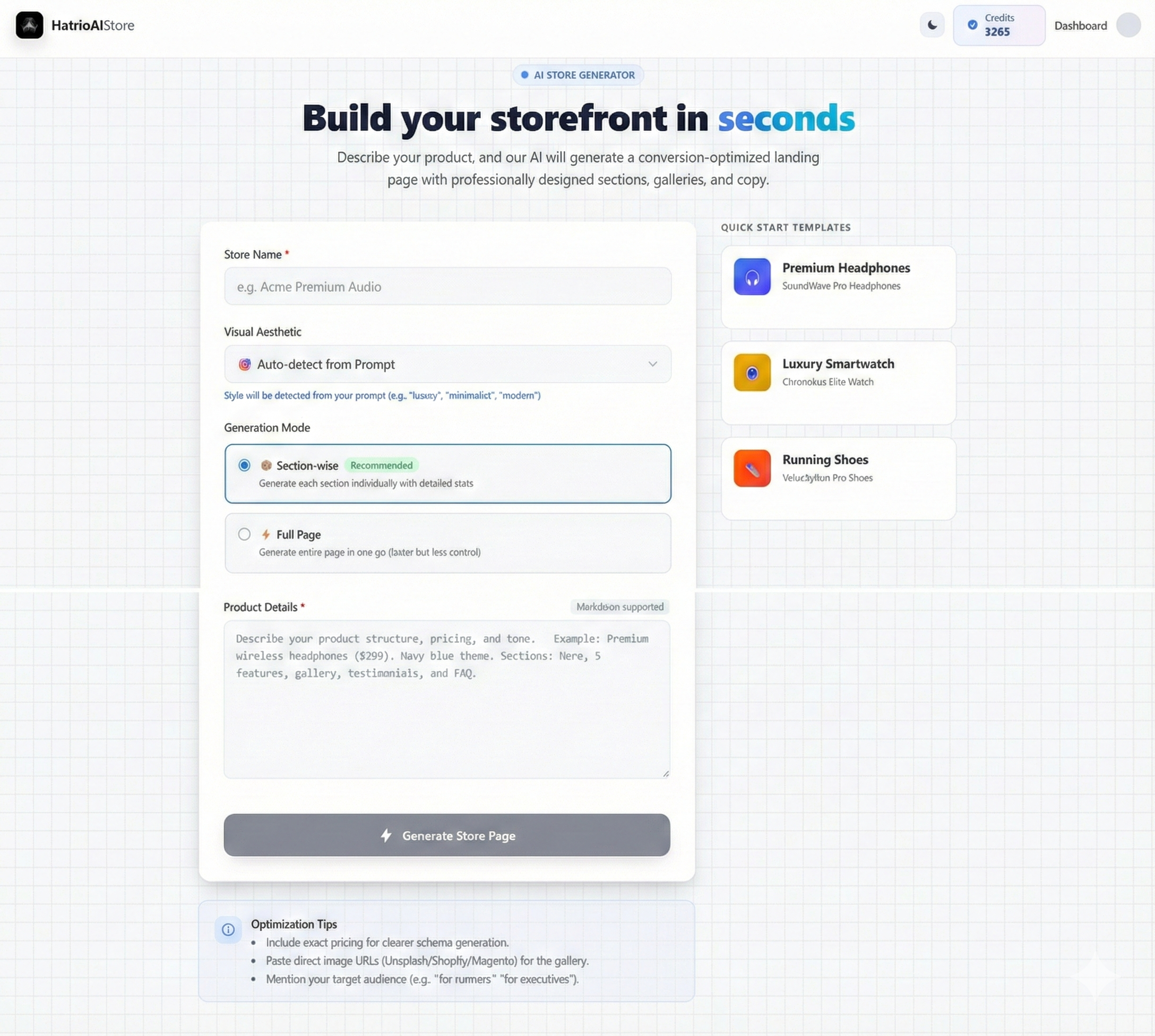 Dashboard Preview